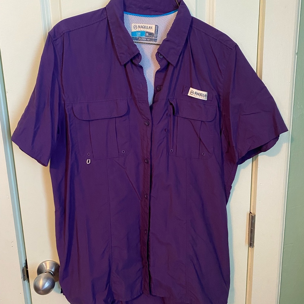 Magellan Relaxed Fit Moisture Wicking Fishing Shirt